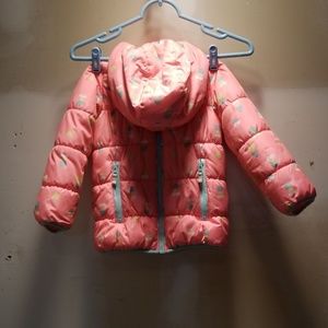Carter's M (5-6) girls puffer jacket